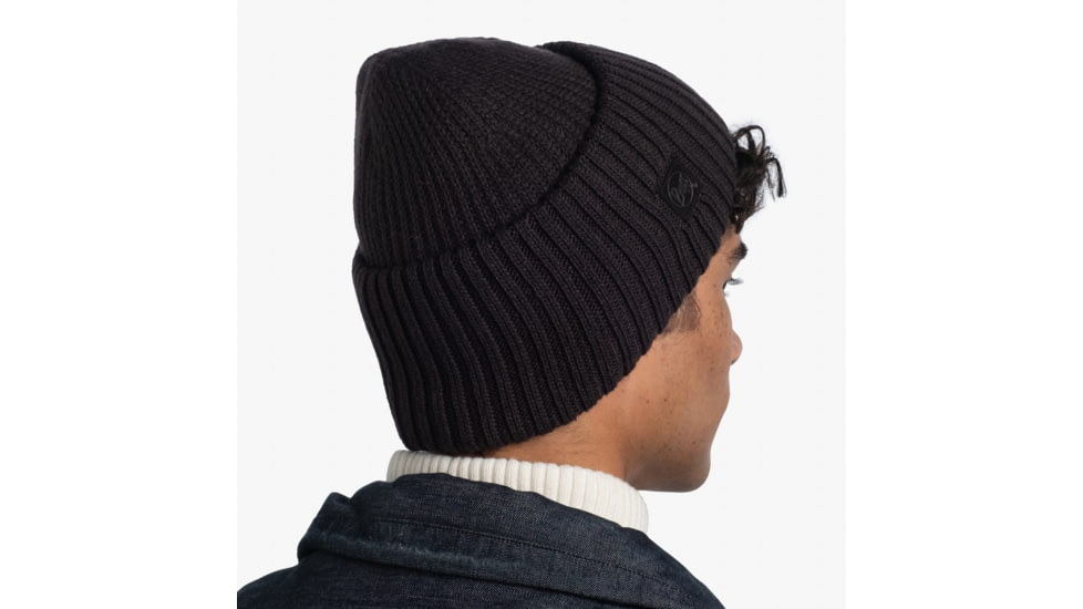 Buff Knitted Beanie, Rutger Graphite, 129694.901.10.00