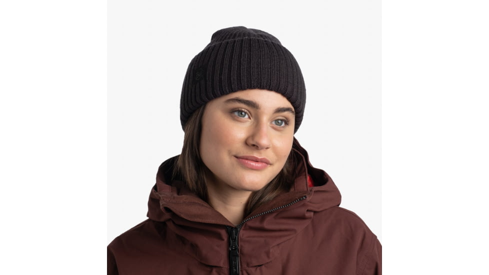 Buff Knitted Beanie, Rutger Graphite, 129694.901.10.00