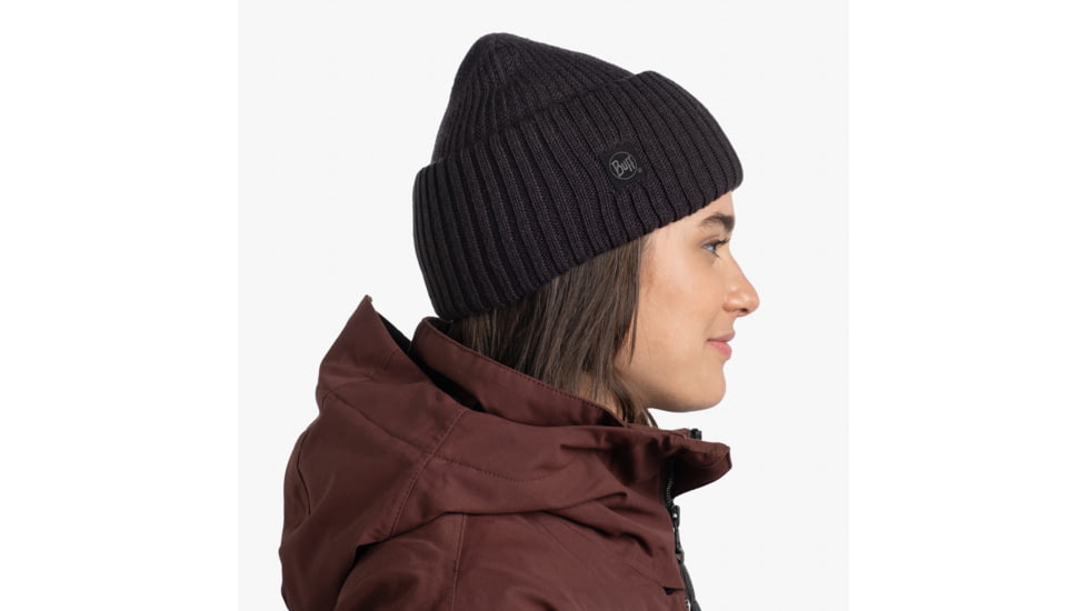 Buff Knitted Beanie, Rutger Graphite, 129694.901.10.00