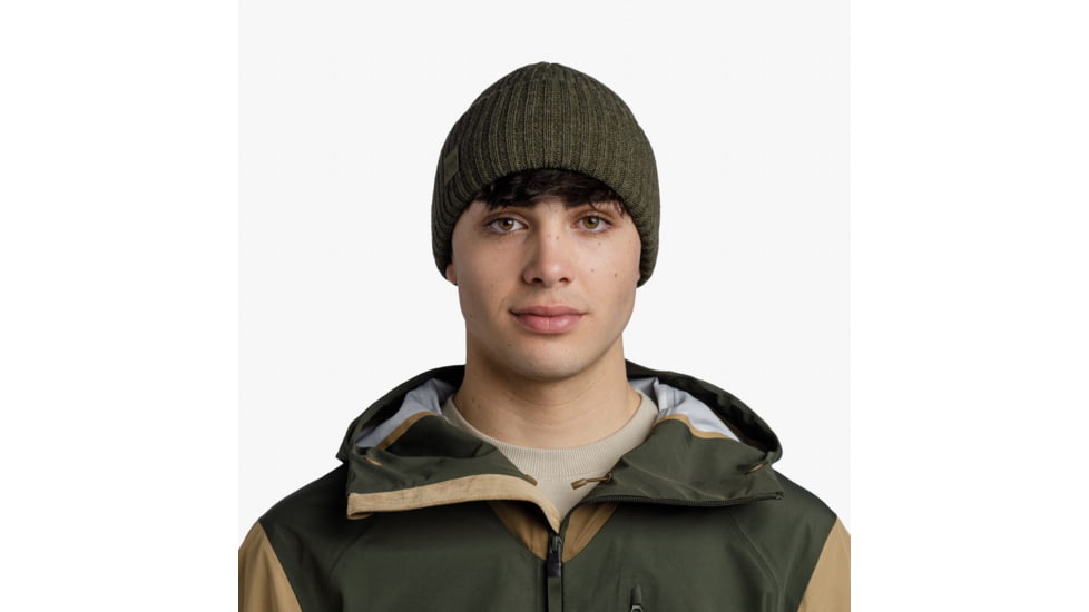 Buff Knitted Beanie, Rutger Silversage, 129694.313.10.00