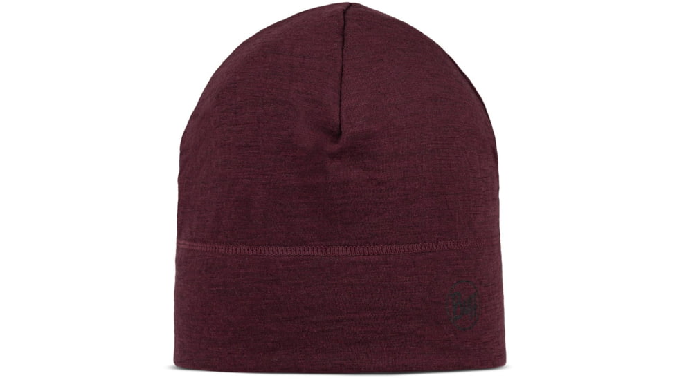 Buff Merino Lightweight Beanie Solid Hat -Unisex, Garnet, 113013.653.10.00