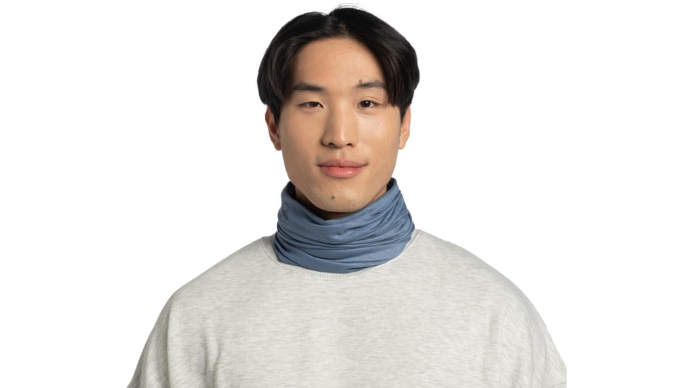 Buff Original Ecostretch Solid Neckwear, Water, 117818.761.10.00