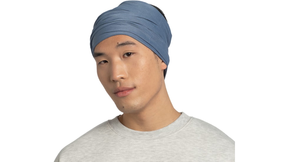 Buff Original Ecostretch Solid Neckwear, Water, 117818.761.10.00