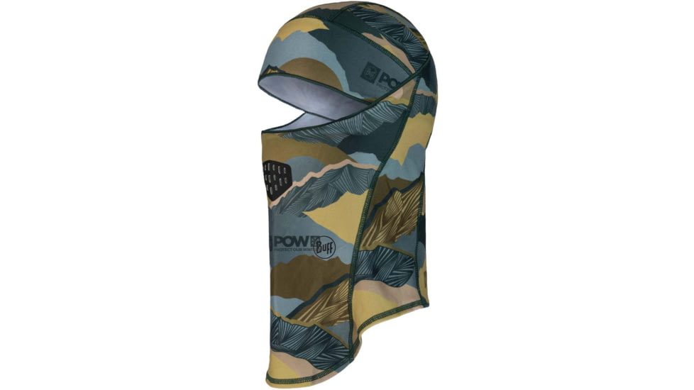 Buff Pow ThermoNet Hinged Balaclava, Endless Vista Camouflage, 132839.866.10.00
