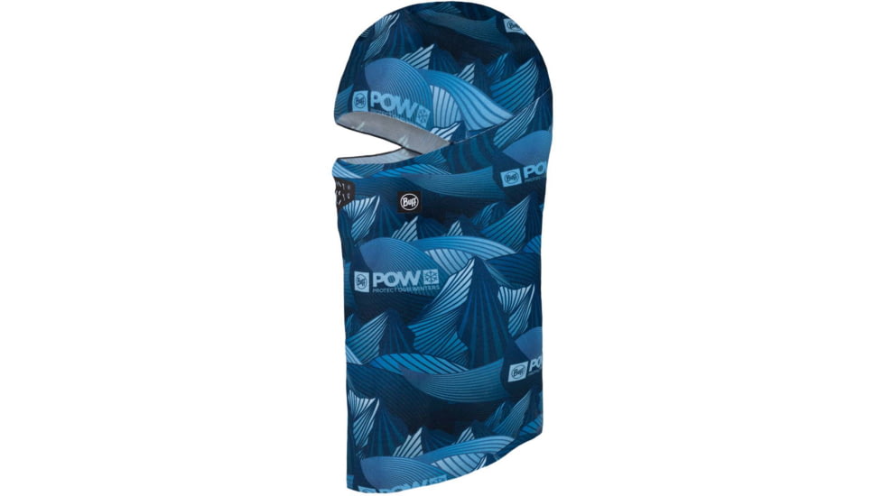 Buff Pow ThermoNet Hinged Balaclava, Mtn &amp; Clouds Ocean Dephts, 132840.765.10.00