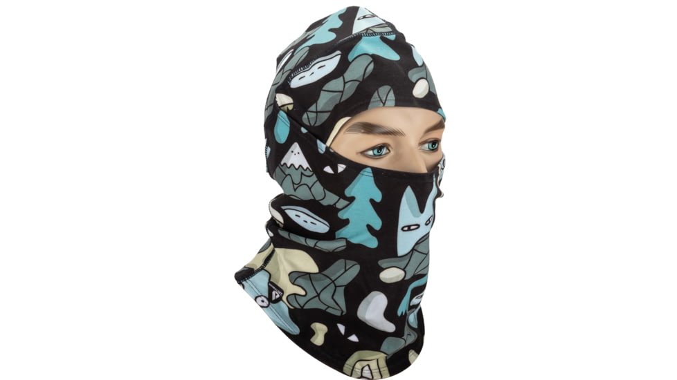 Buff Pow ThermoNet Hinged Balaclava, ODNA Multi, 136885.555.10.00