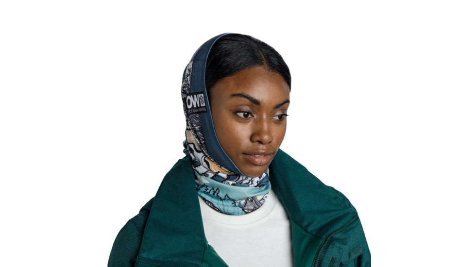 Buff Pow Thermonet Pow Lixot Neckwear, Green, 134704.845.10.00