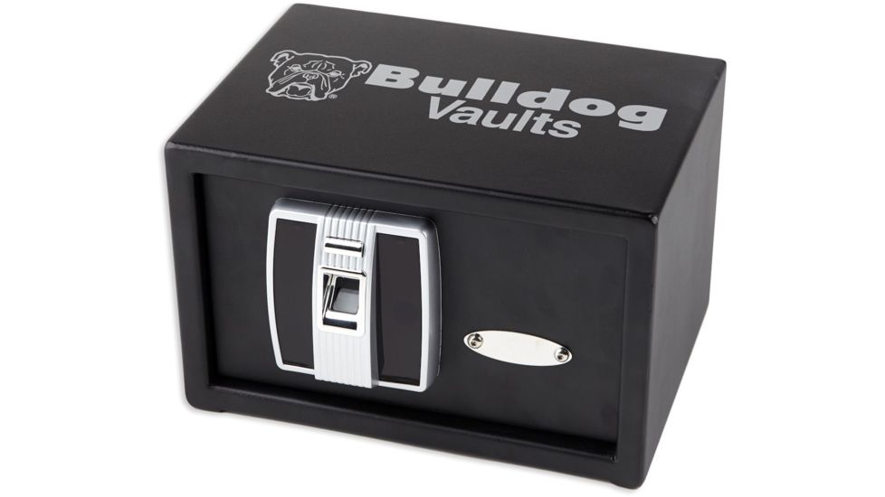 Bulldog Cases &amp; Vaults 7.25 in. x 11 in. x 8 in. Digital Pistol Vault with Biometric-Fingerprint Lock BD2000