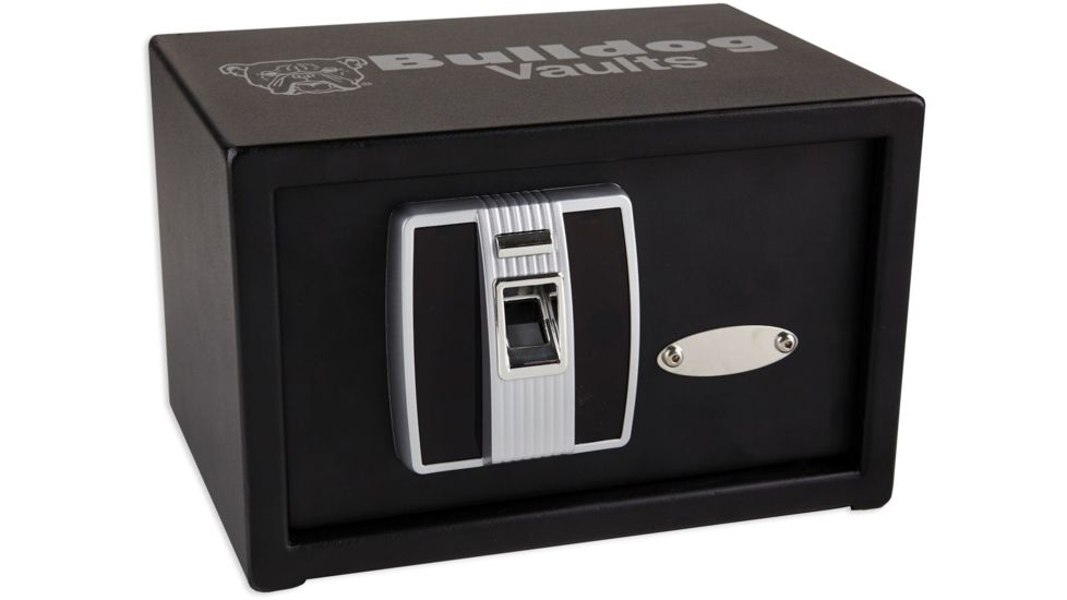 Bulldog Cases &amp; Vaults 7.25 in. x 11 in. x 8 in. Digital Pistol Vault with Biometric-Fingerprint Lock BD2000