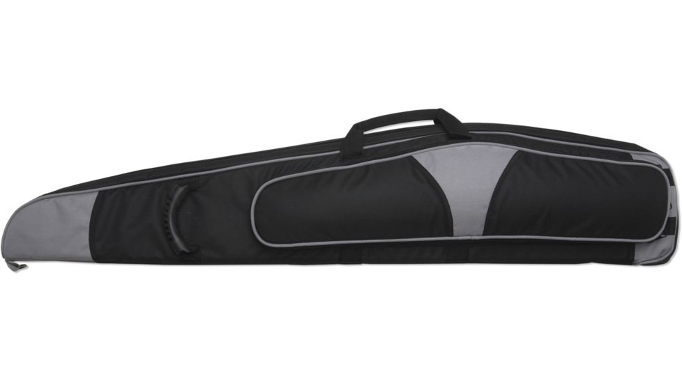 Bulldog Cases &amp; Vaults Hybrid "Magnum" Rifle Case 44" Black w/ Silver Trim BD263-44