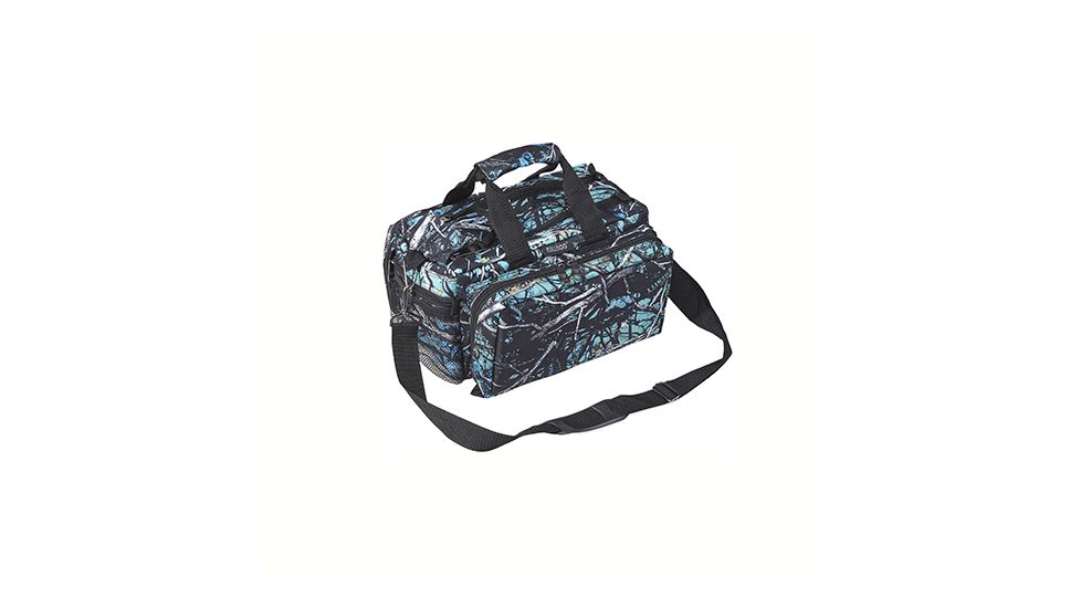Bulldog Cases &amp; Vaults Deluxe Range Bag W/Strap, Serenity Camo, BD910SRN