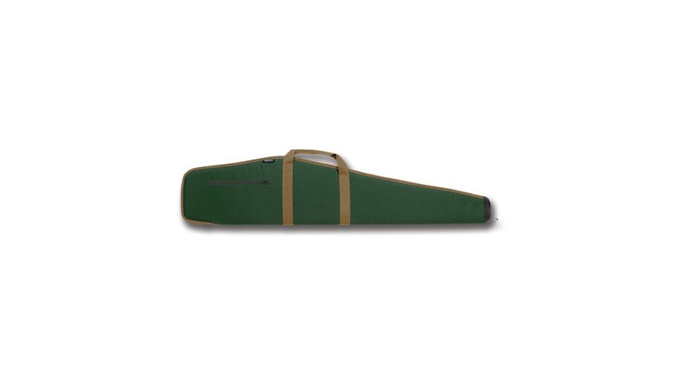 Bulldog Cases &amp; Vaults Deluxe Green w/ Tan Trim 44in Rifle Case BD201-44