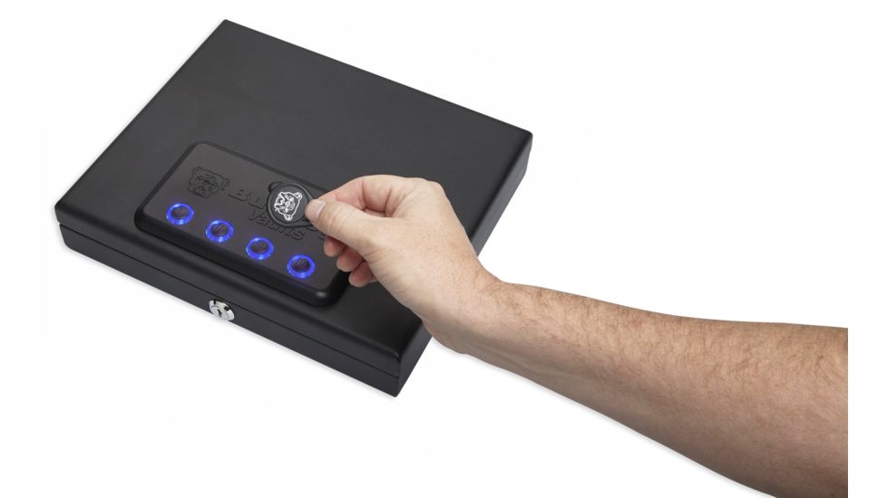 Bulldog Cases &amp; Vaults 9.5 in. x 11.5 in. x 2.25 in. Magnum Top Load LED Digital Vault BD4050