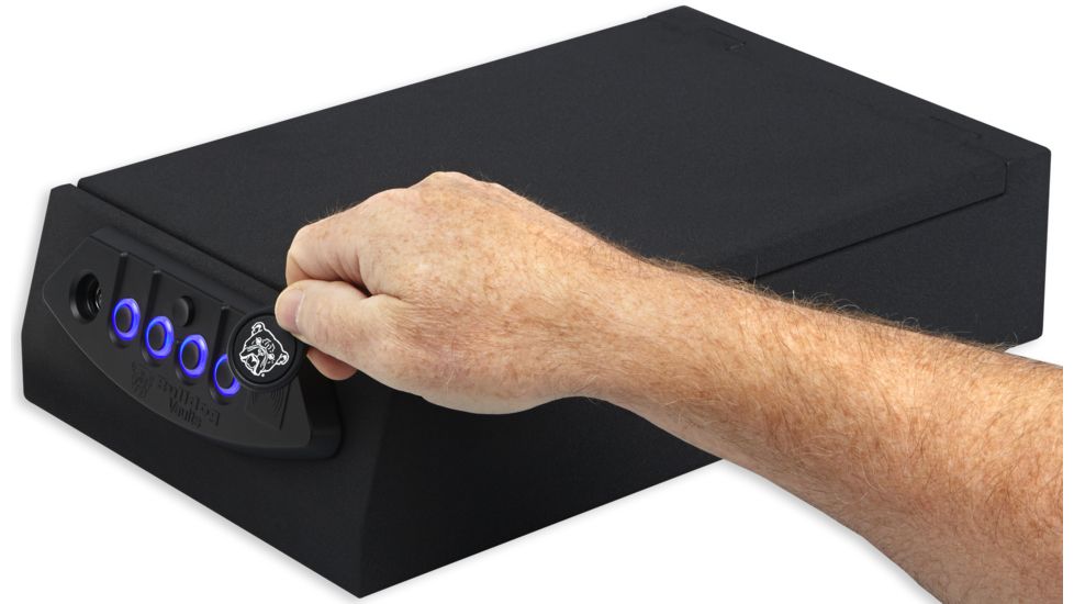 Bulldog Cases &amp; Vaults Magnum Top Load LED Quick Vault,RFID Access,11.4x7.8x5.5in BD4060