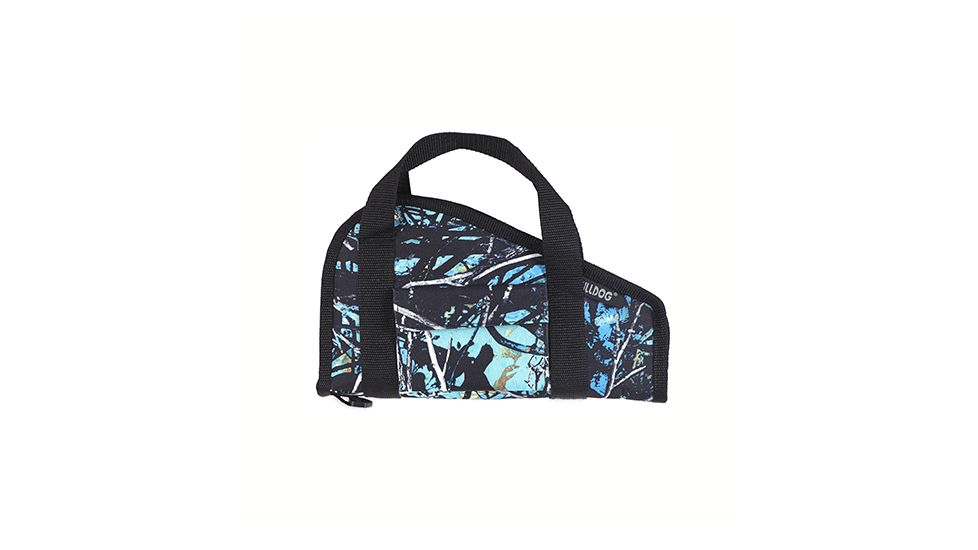 Bulldog Cases &amp; Vaults Pistol Rug W/Accessory Pocket, Serenity Camo, BD600SRN