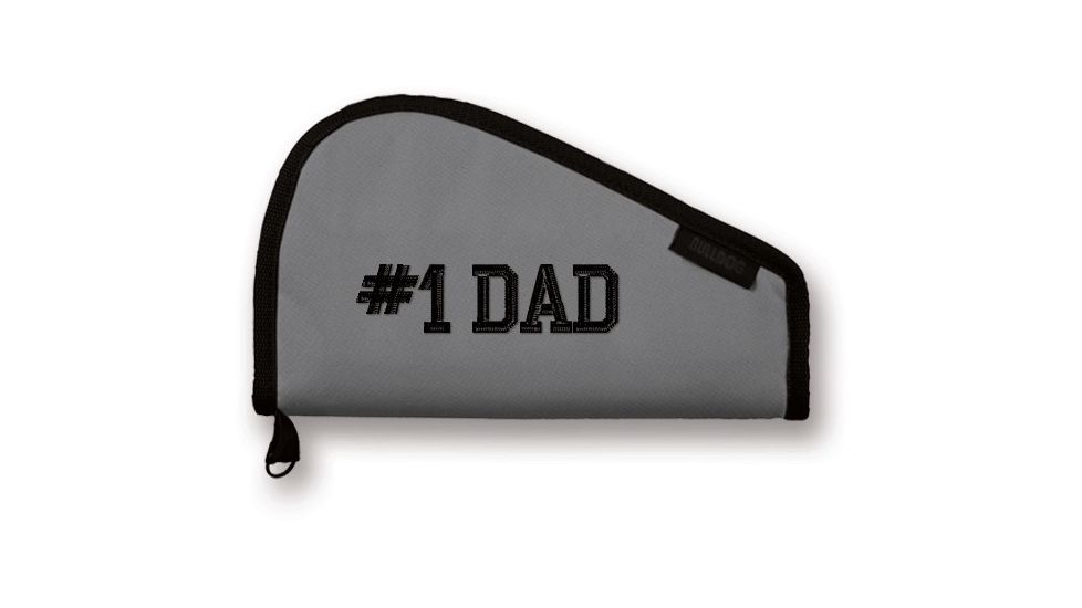 Bulldog Cases &amp; Vaults 1 DAD Gray w/ Black Trim Pistol Rug - Extra Small Without Handles, BD609DAD