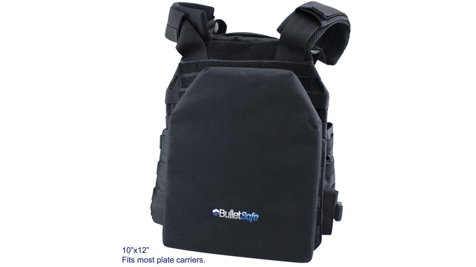 BulletSafe Flexible Armor Panel, Level IIIA, Black, BS56001