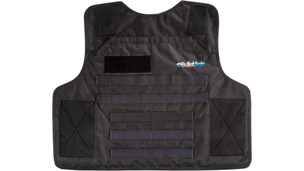 BulletSafe Tactical Front Carrier - Accessory for Bulletproof Vests, Black, XS, BS54000-XS