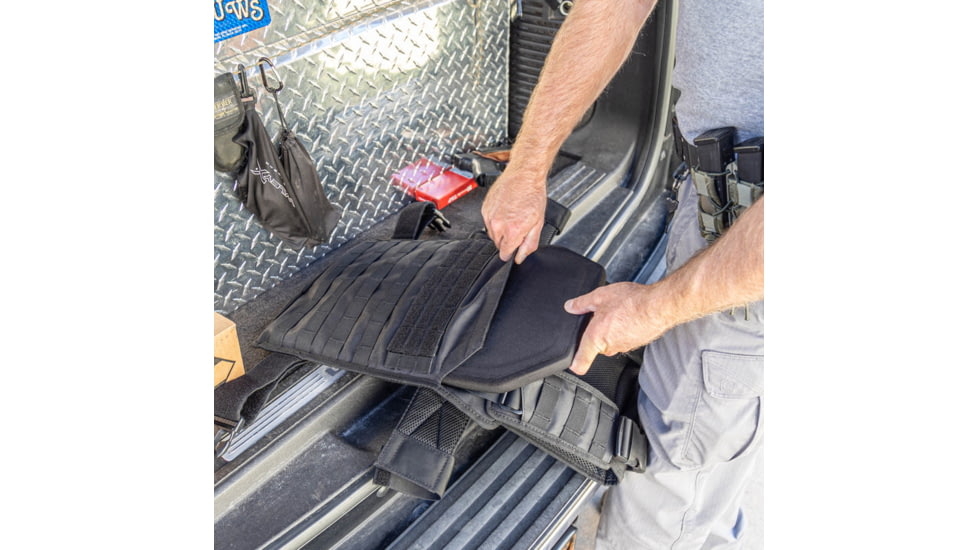 BulletSafe Tactical Plate Carrier, Black, One Size, BS54004B