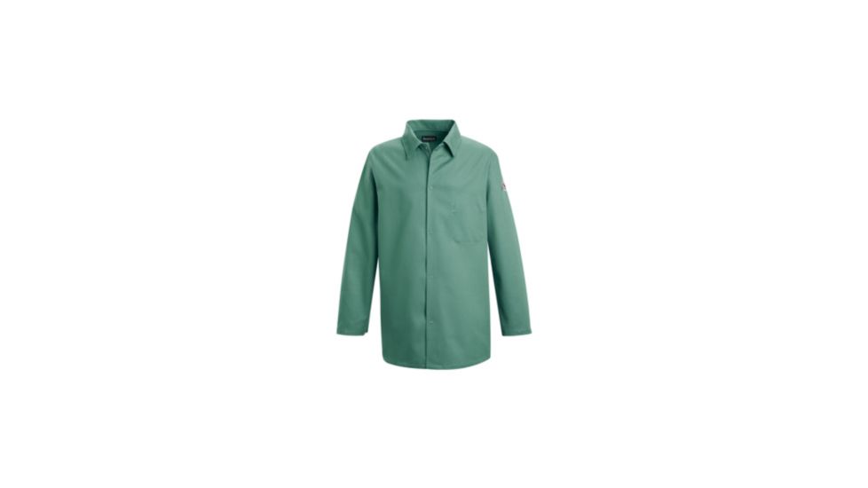 Bulwark Work Coat, Excel FR, VISUAL GREEN, RGL KEW2VGRGL