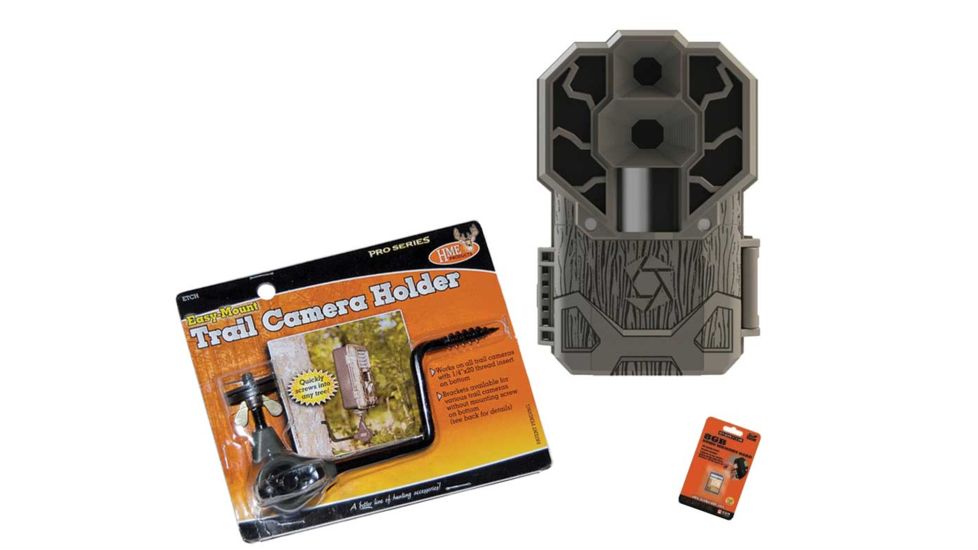 Stealth Cam 30 Megapixel Ultra Hi Res/4K Ultra HD Video/42 No Glo IR W/ 8Gb SD Card and Easy Mount Trail Camera Holder STC-DS4K-KIT1