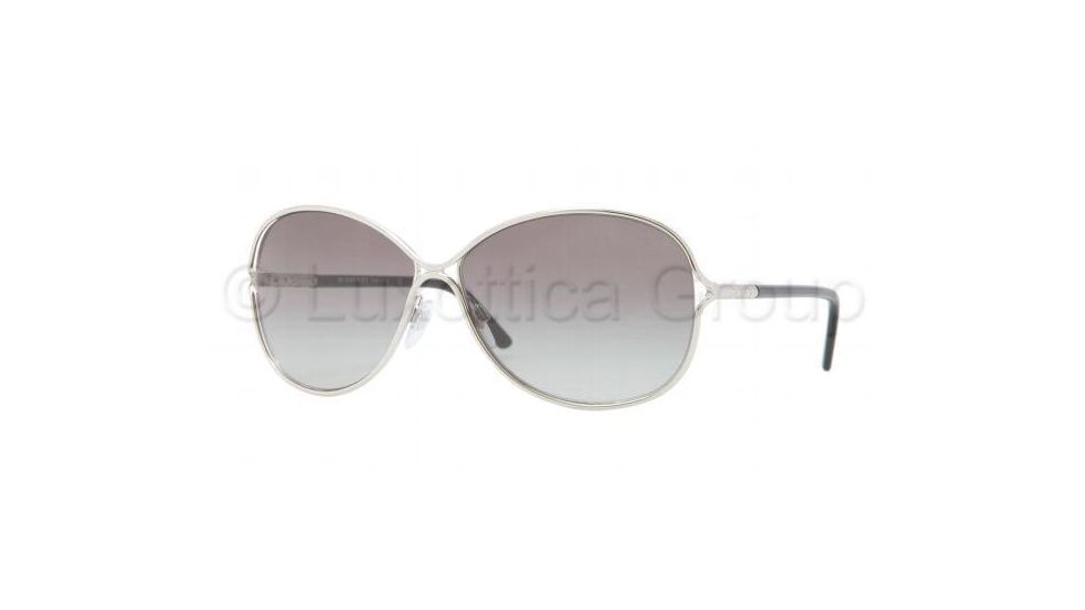 Burberry BE3066 Sunglasses 100511-6013 - Silver Frame, Gray Gradient Lenses