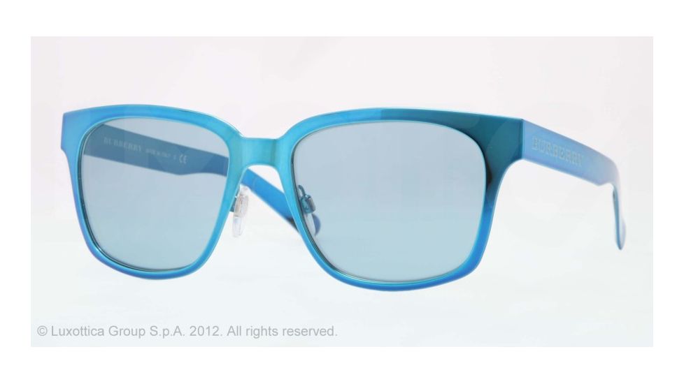 Burberry BE3068 Sunglasses 117680-54 - Blue Frame, Blue Lenses