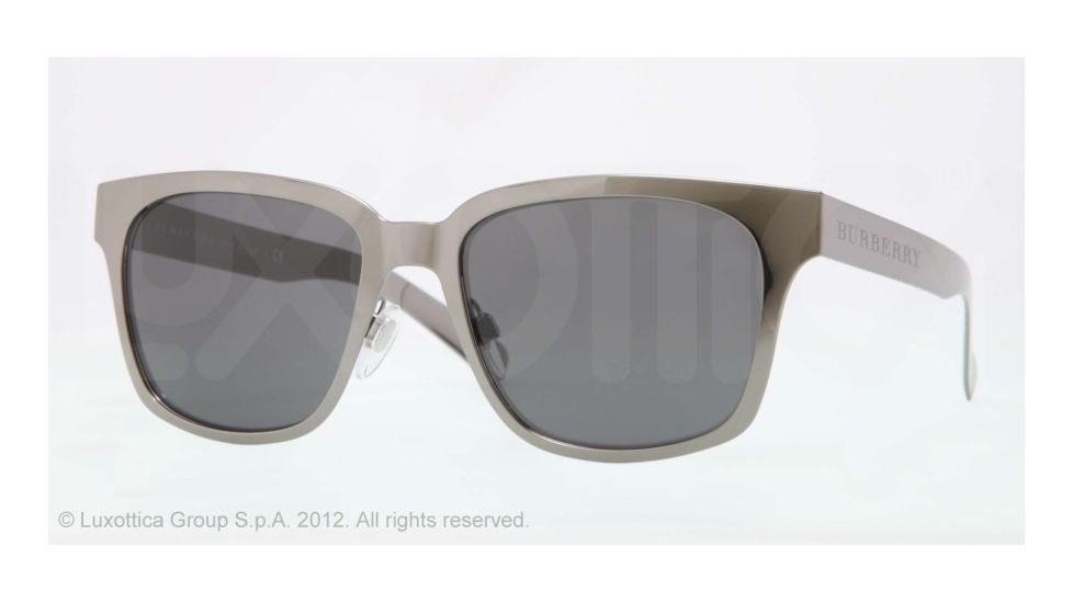 Burberry BE3068 Sunglasses 118187-54 - Gunmetal Frame, Grey Lenses