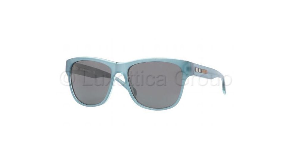 Burberry BE4131 Sunglasses 336587-5617 - Turqoise Frame, Smoke Gradient Lenses