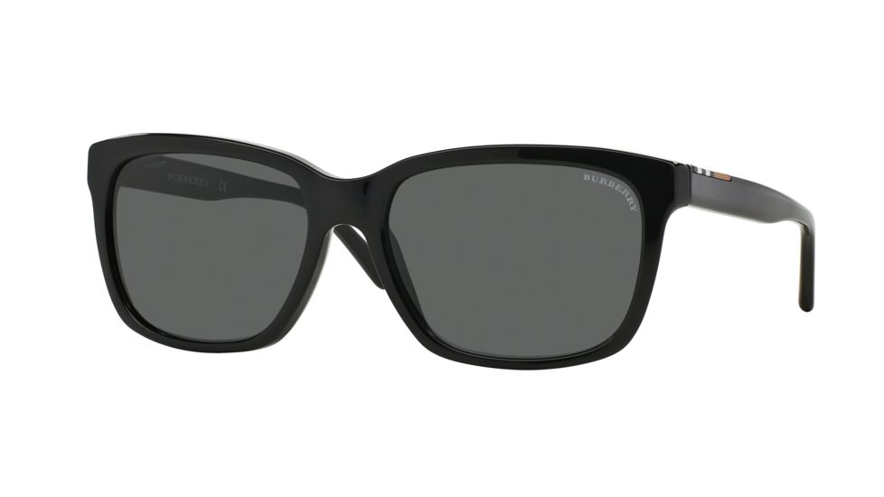 Burberry BE4150 Sunglasses 300187-58 - Black Frame, Gray Lenses