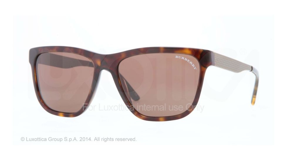 Burberry BE4163 Sunglasses 300273-56 - Tortoise Frame, Brown Lenses