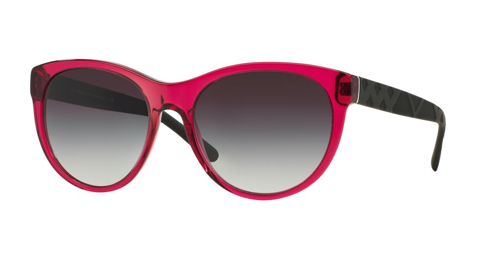 Burberry BE4182 Sunglasses 34968G-56 - Violet Frame, Grey Gradient Lenses