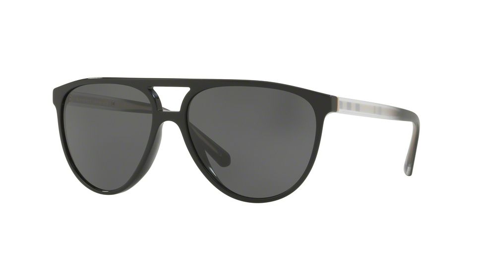 Burberry BE4254F Sunglasses 300187-58 - Black Frame, Grey Lenses