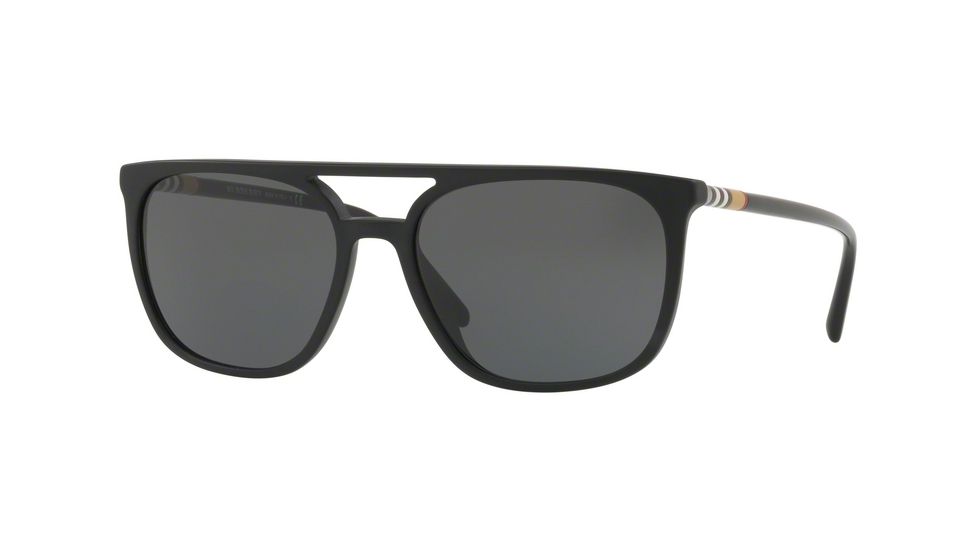 Burberry BE4257F Sunglasses 346487-59 - Matte Black Frame, Grey Lenses