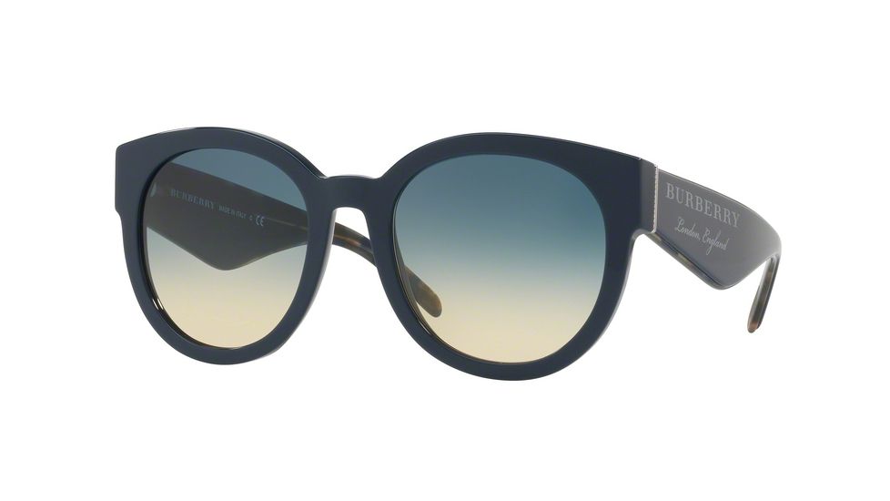 Burberry BE4260F Sunglasses 369079-54 - Blue Frame, Yellow Gradient Blue Lenses