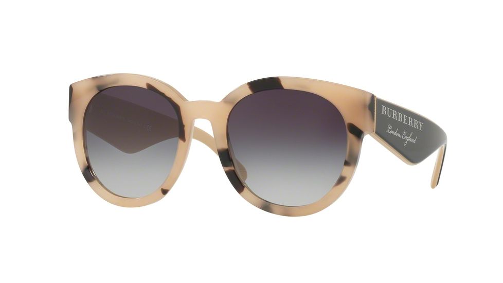 Burberry BE4260F Sunglasses 36928G-54 - Light Horn Frame, Grey Gradient Lenses