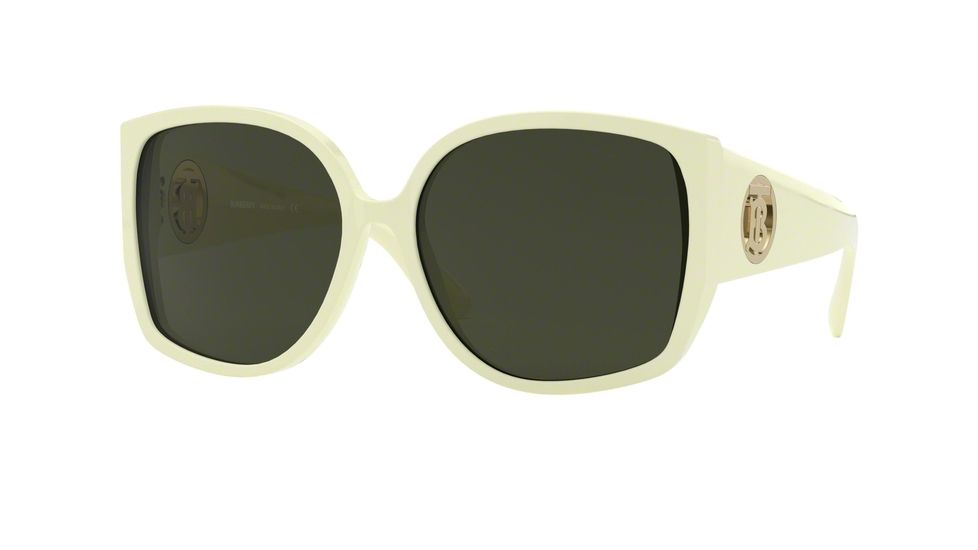 Burberry BE4290F Sunglasses 381582-61 - , Green Lenses