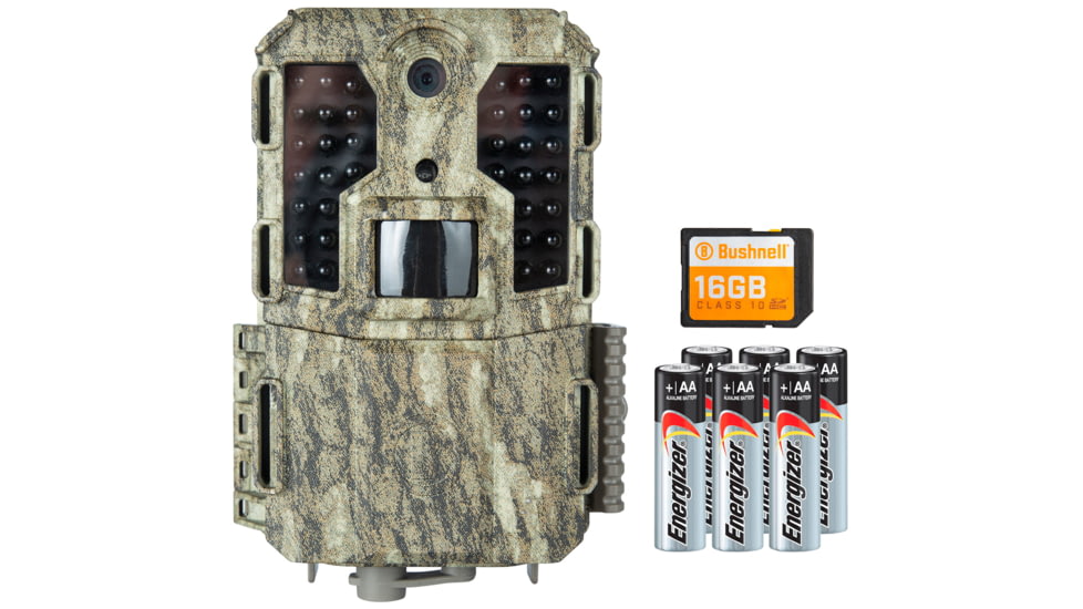 Bushnell Prime L20 Low Glow Tree Bark Camo Trail Camera, 3/12/20MP, 1080p Video, Tree Bark Camo, 119930CWM
