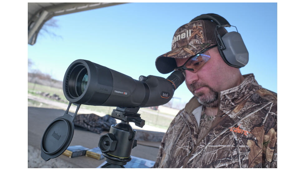 Bushnell 20-60x65 Trophy Xtreme Spotting Scope, 0.67 in, Fully Multi-Coated, Black, 887520B