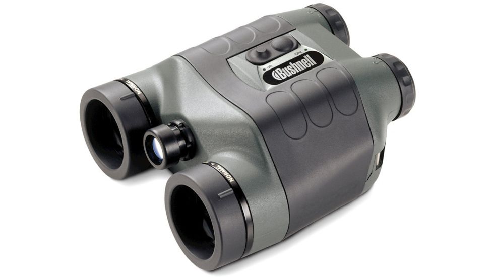 Factory Demo, Bushnell Night Vision 2.5x42 Water Resistent Porro Prism Binoculars, Matte w/ Built-in IR 260400