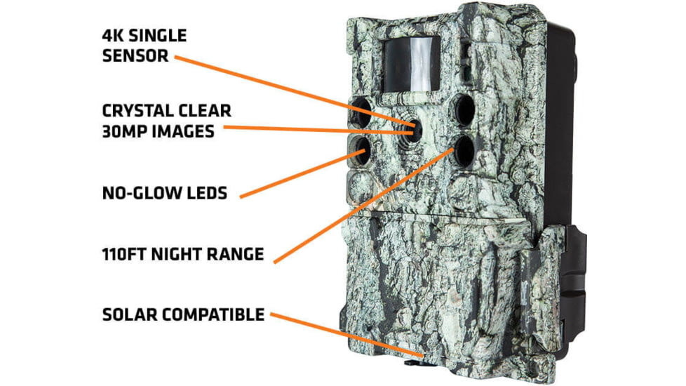 Bushnell 30mp Core S-4k Tree Bark Camo No Glow Box - 119949C