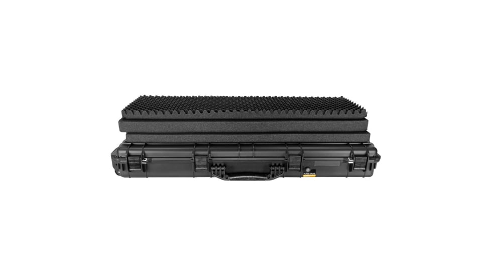 Bushnell 44in Waterproof Roller Hard Rifle Case w/ Foam, Black, Standard, BN00008