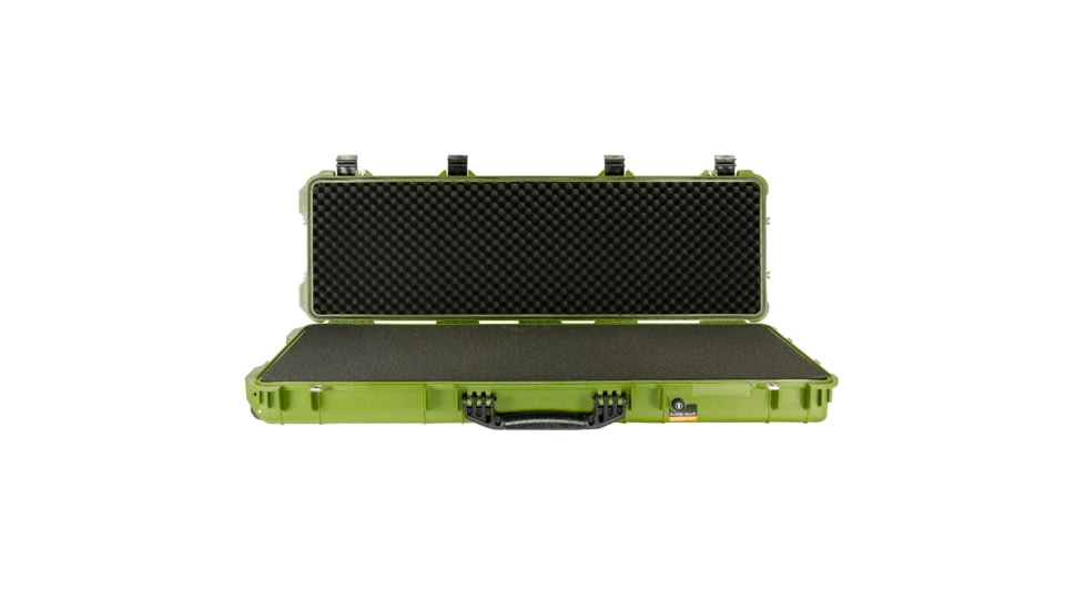 Bushnell 44in Waterproof Roller Hard Rifle Case w/ Foam, Green, Standard, BN00008-GRN