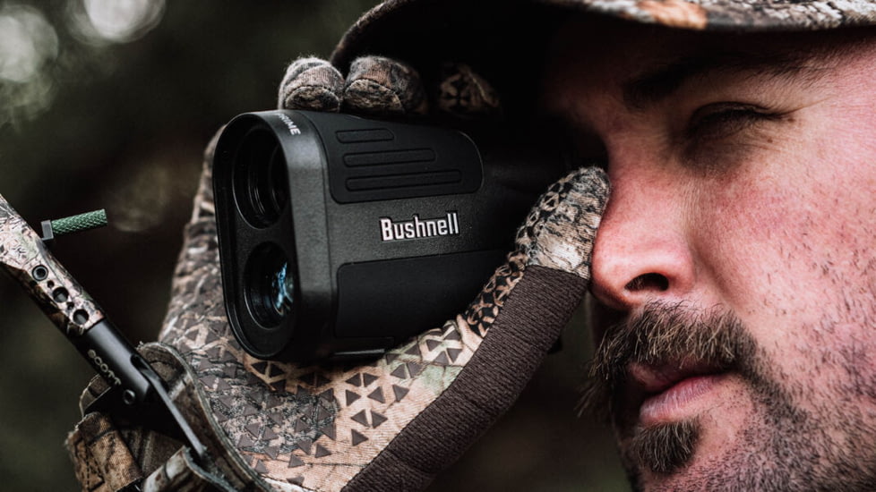 Bushnell 6x24 Prime 1500 Laser Rangefinder, Black/Green, LP1500SBL