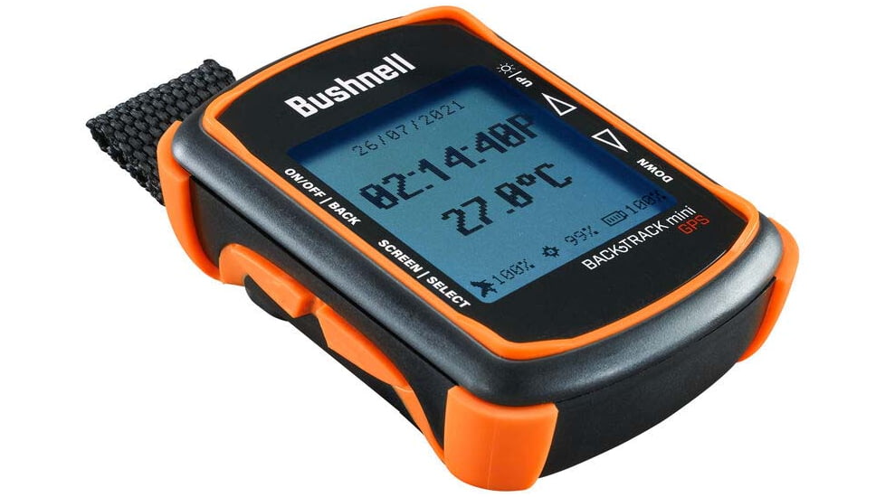 Bushnell BackTrack Mini GPS Trip Navigation, 128x128, Black, GPSBTM
