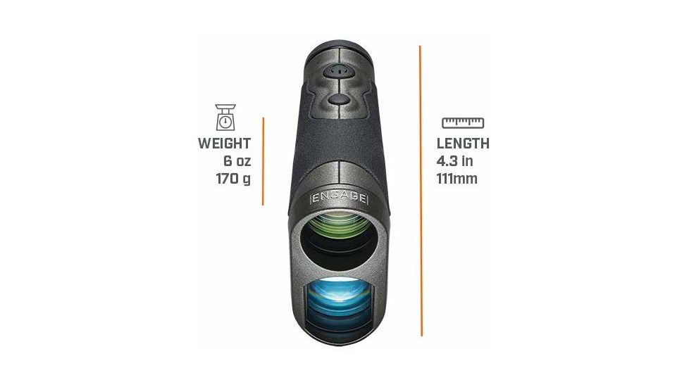EDEMO Bushnell Engage 6x24mm Laser Rangefinder, 1700 Yd, Advanced Target Detection, Black, Box 5L, LE1700SBL, EDEMO1
