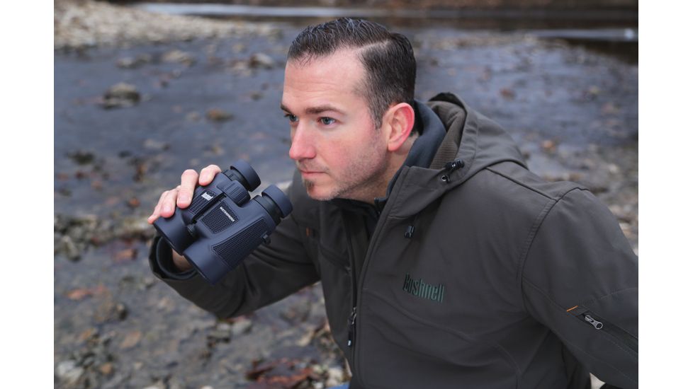 DEMO, Bushnell H2O 10x42mm Roof Prism Binoculars, Clam Pack, 150142C