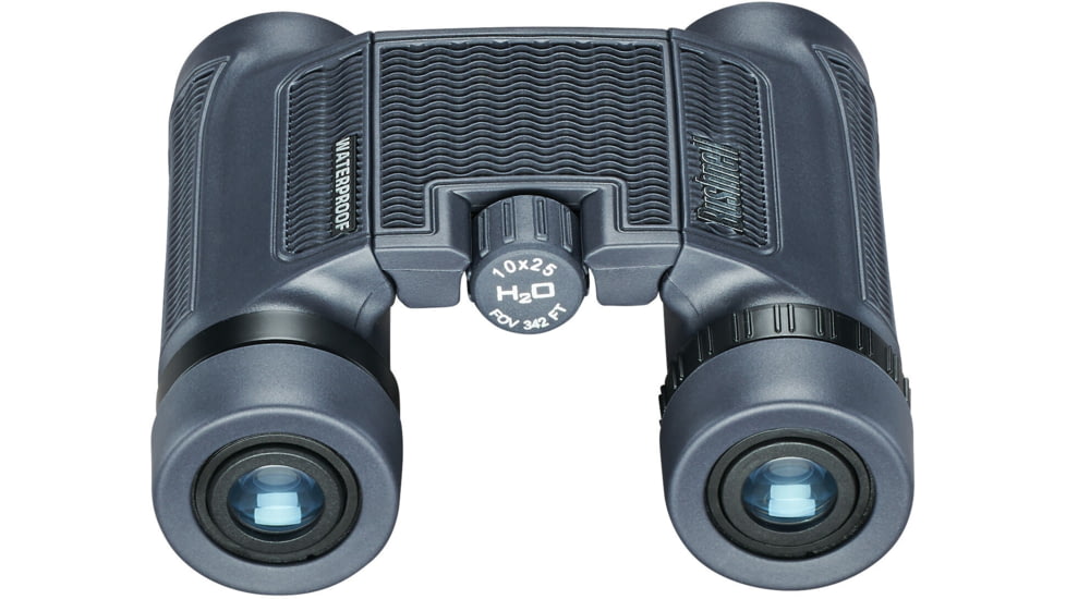 Bushnell H2O 10x25mm Roof WP/FP Binocular, Twist Up Eyecups, Box 6L, Dark Blue, 130105R