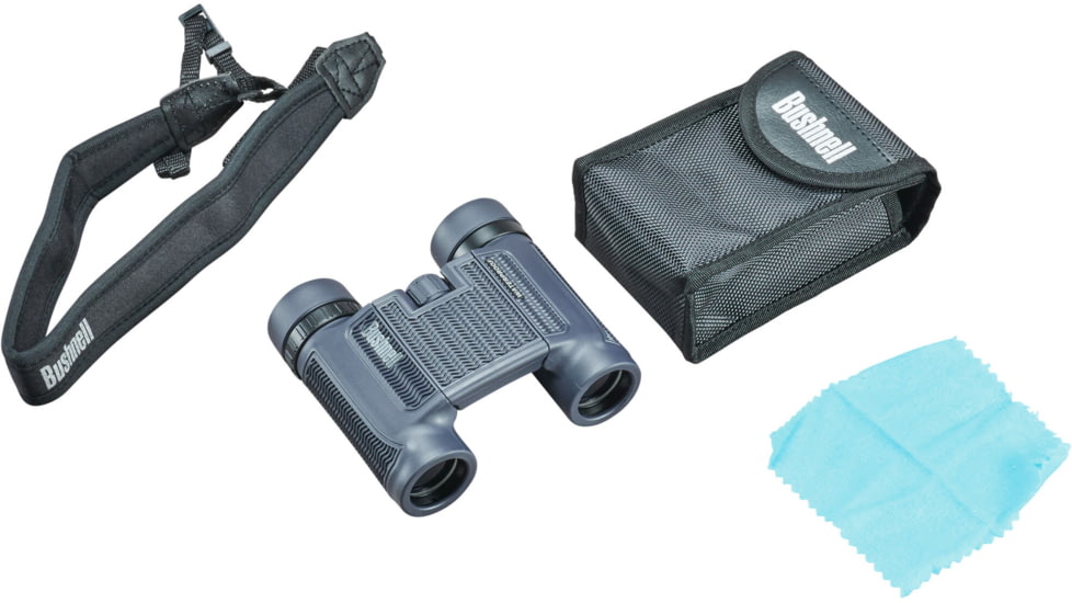 Bushnell H2O 10x25mm Roof WP/FP Binocular, Twist Up Eyecups, Box 6L, Dark Blue, 130105R