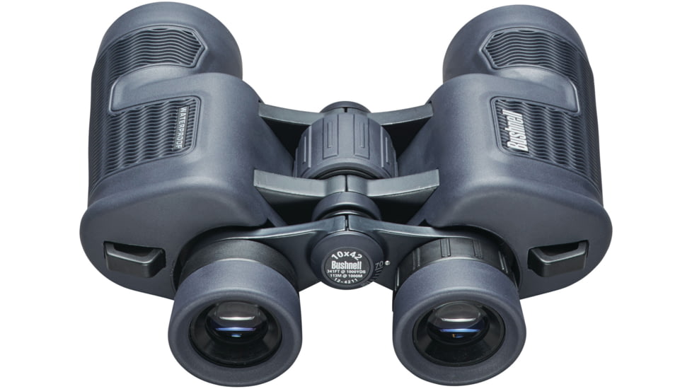 Bushnell H2O 10x42mm Porro WP/FP Binocular, Twist Up Eyecups, Box 6L, Dark Blue, 134211R